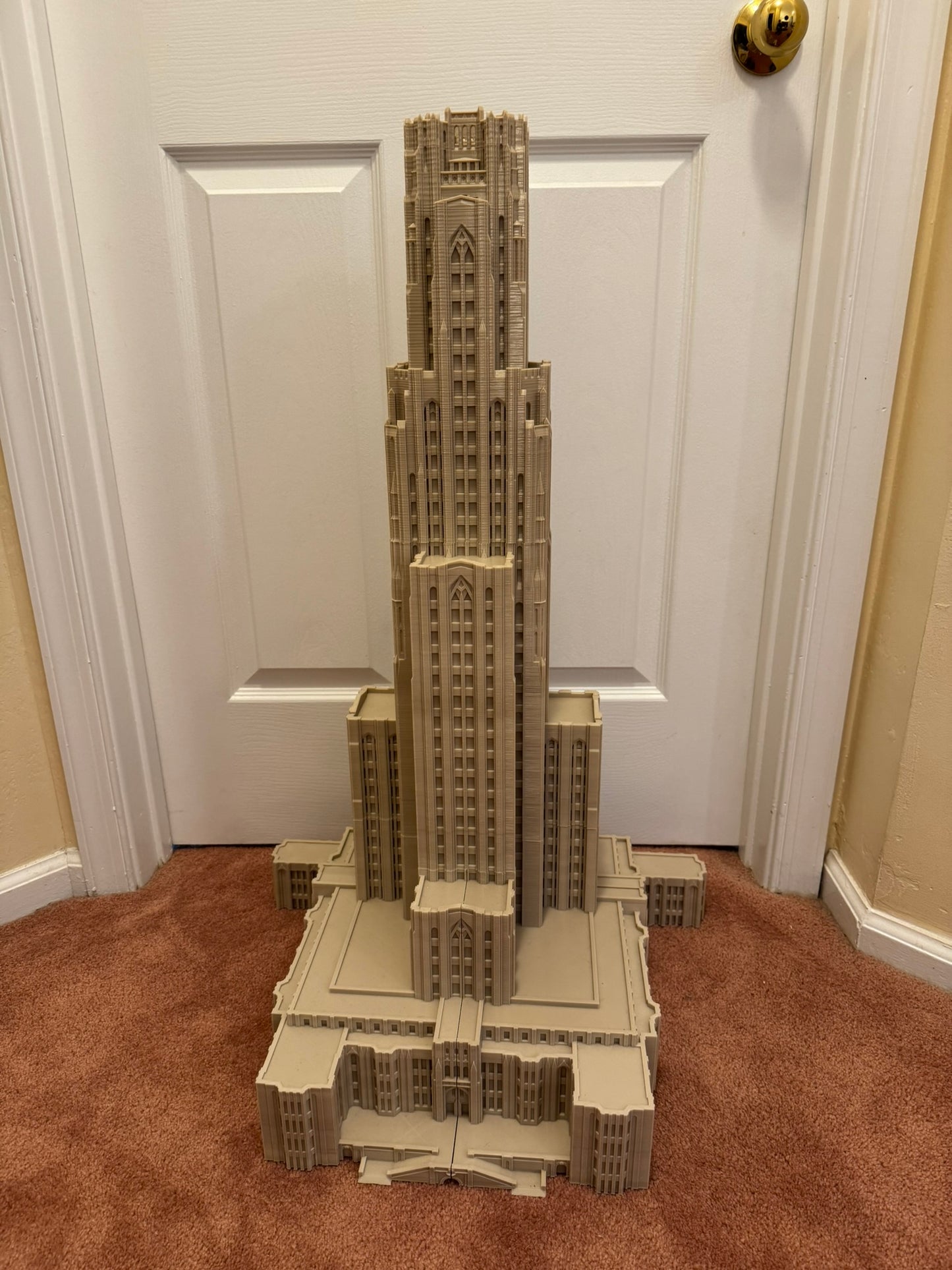 Extra Large Cathedral of Learning Model- 3D Printed