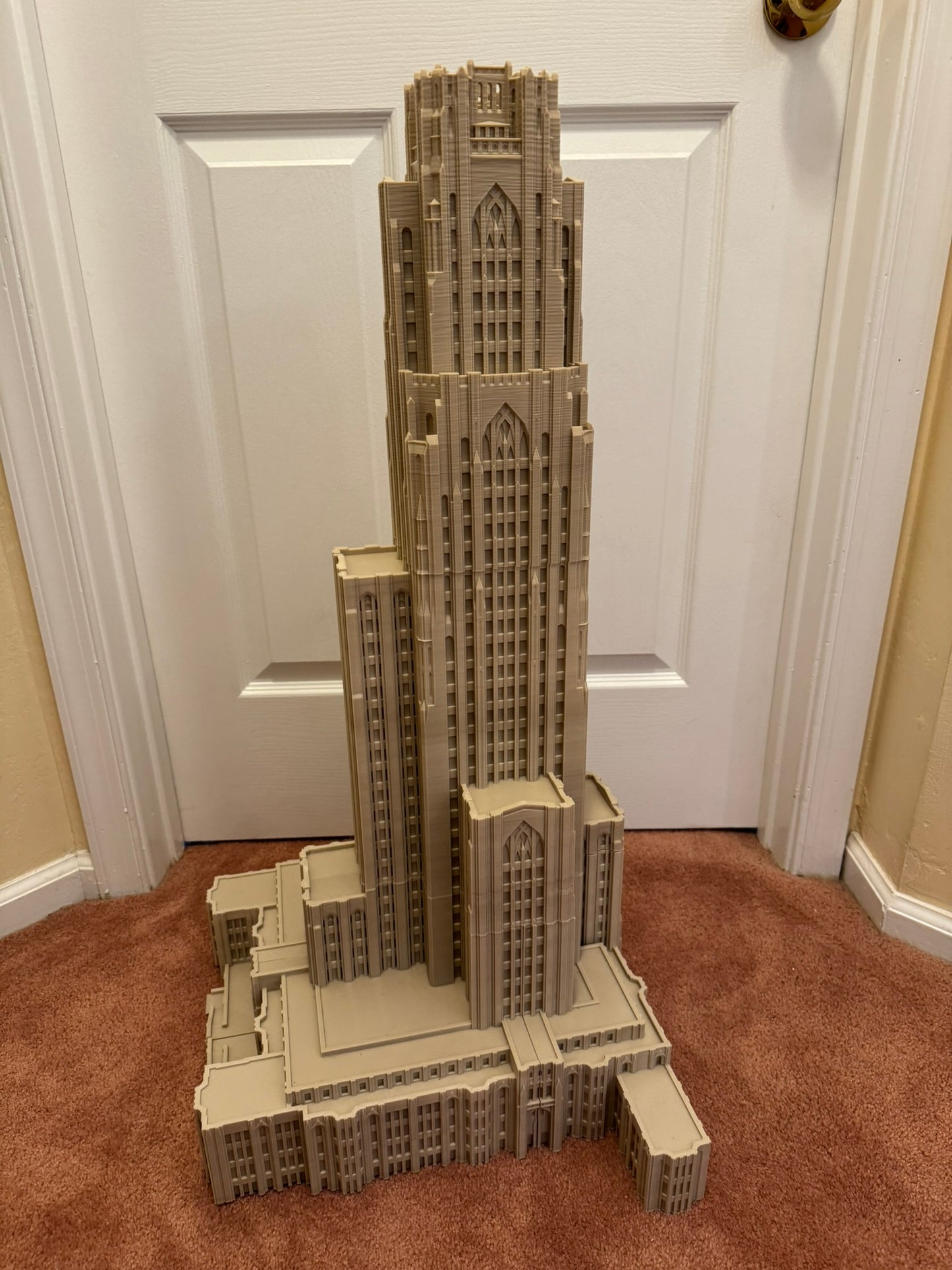 Extra Large Cathedral of Learning Model- 3D Printed