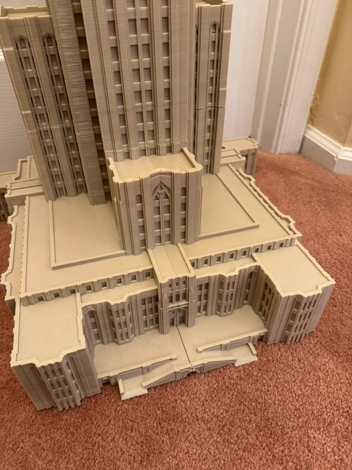 Extra Large Cathedral of Learning Model- 3D Printed