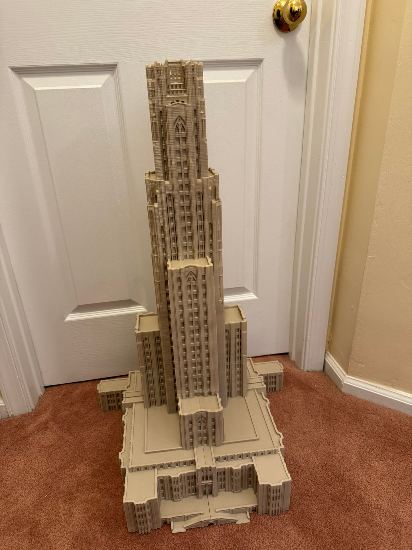 Extra Large Cathedral of Learning Model- 3D Printed