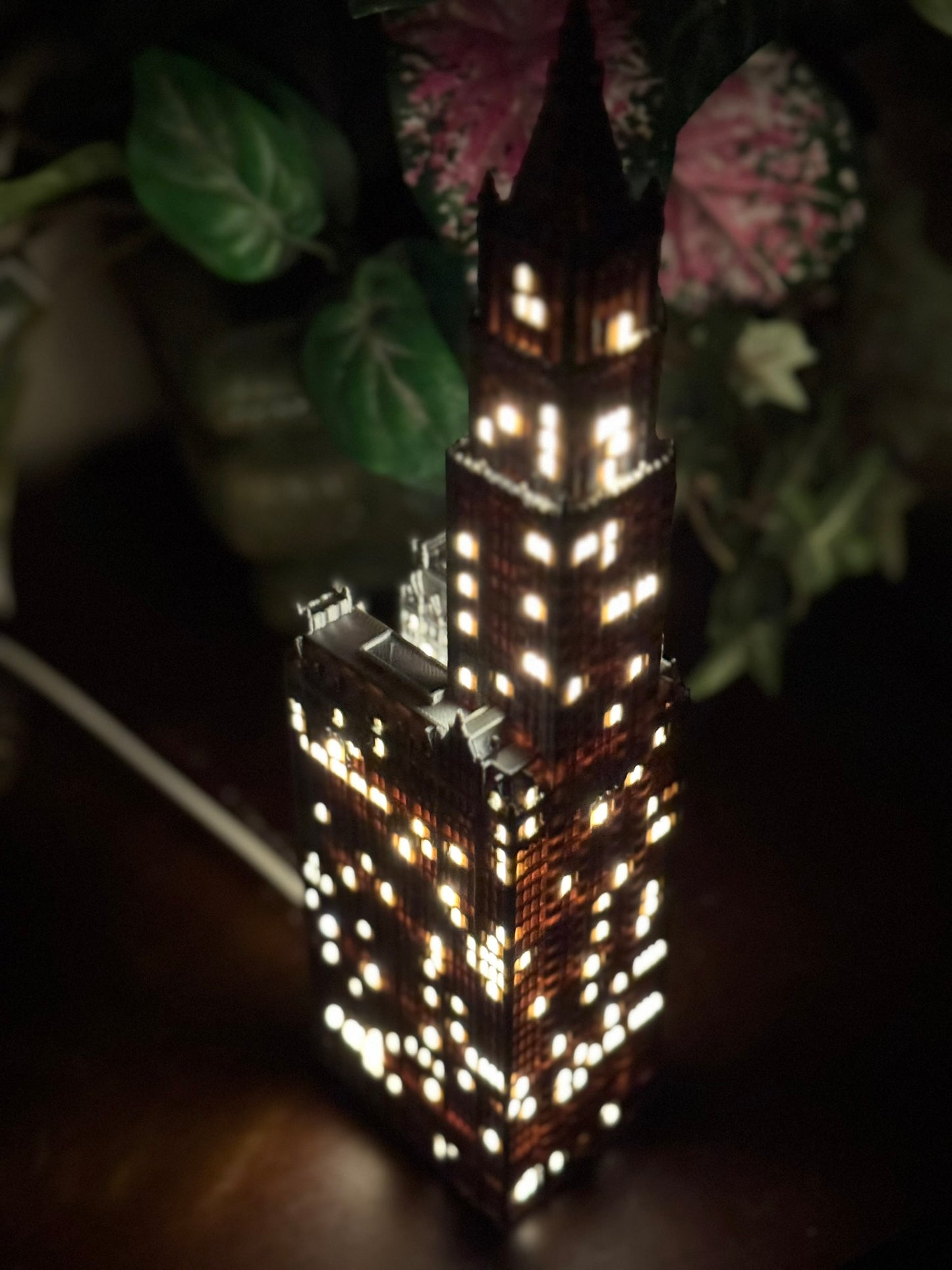 Woolworth Building Light Up Model- 3D Printed
