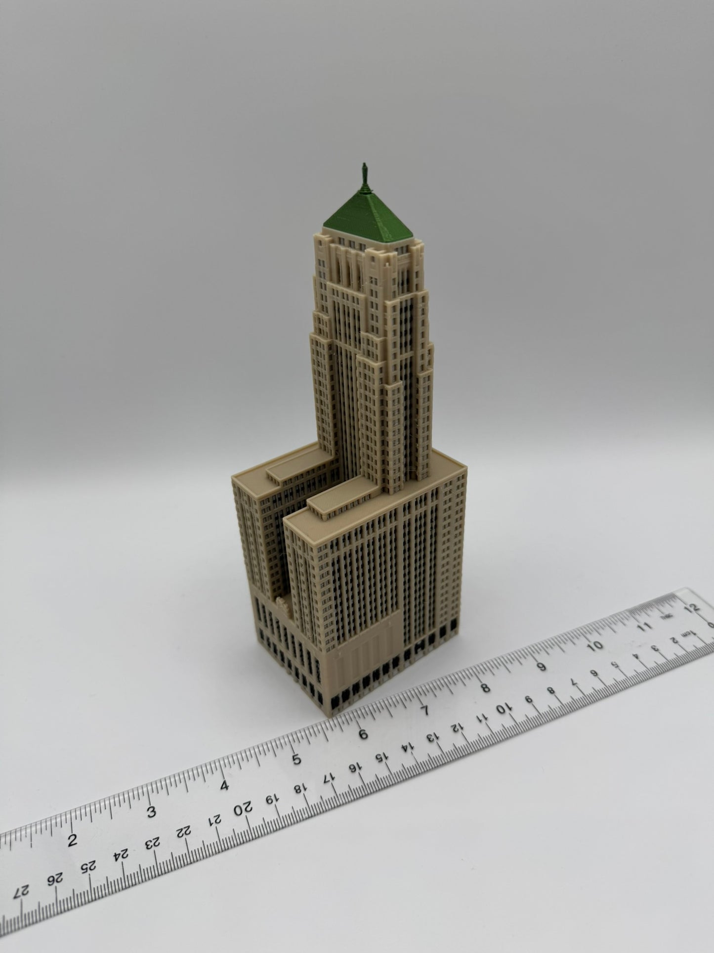 Chicago Board of Trade Building Model- 3D Printed Full Color