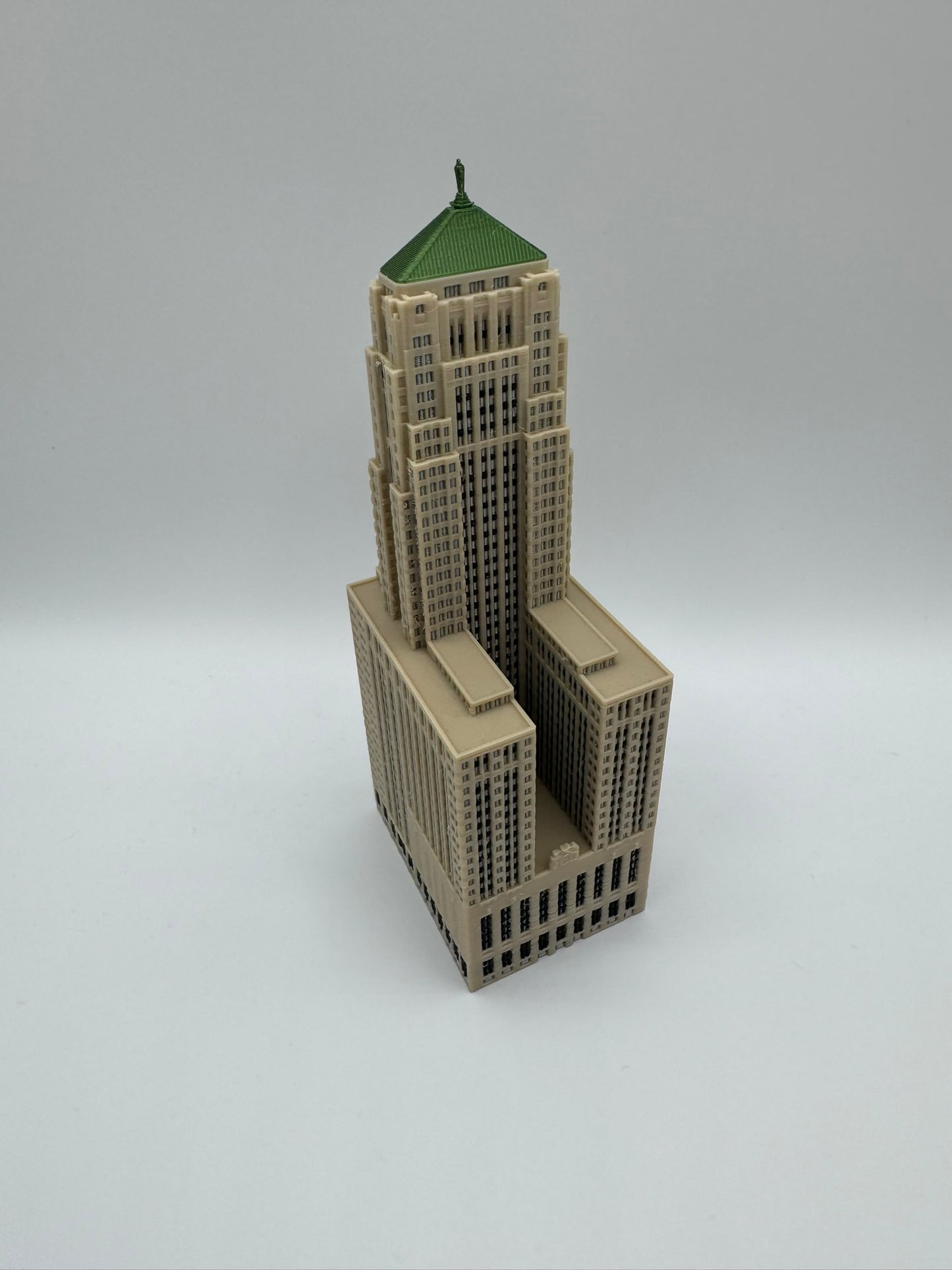 Chicago Board of Trade Building Model- 3D Printed Full Color