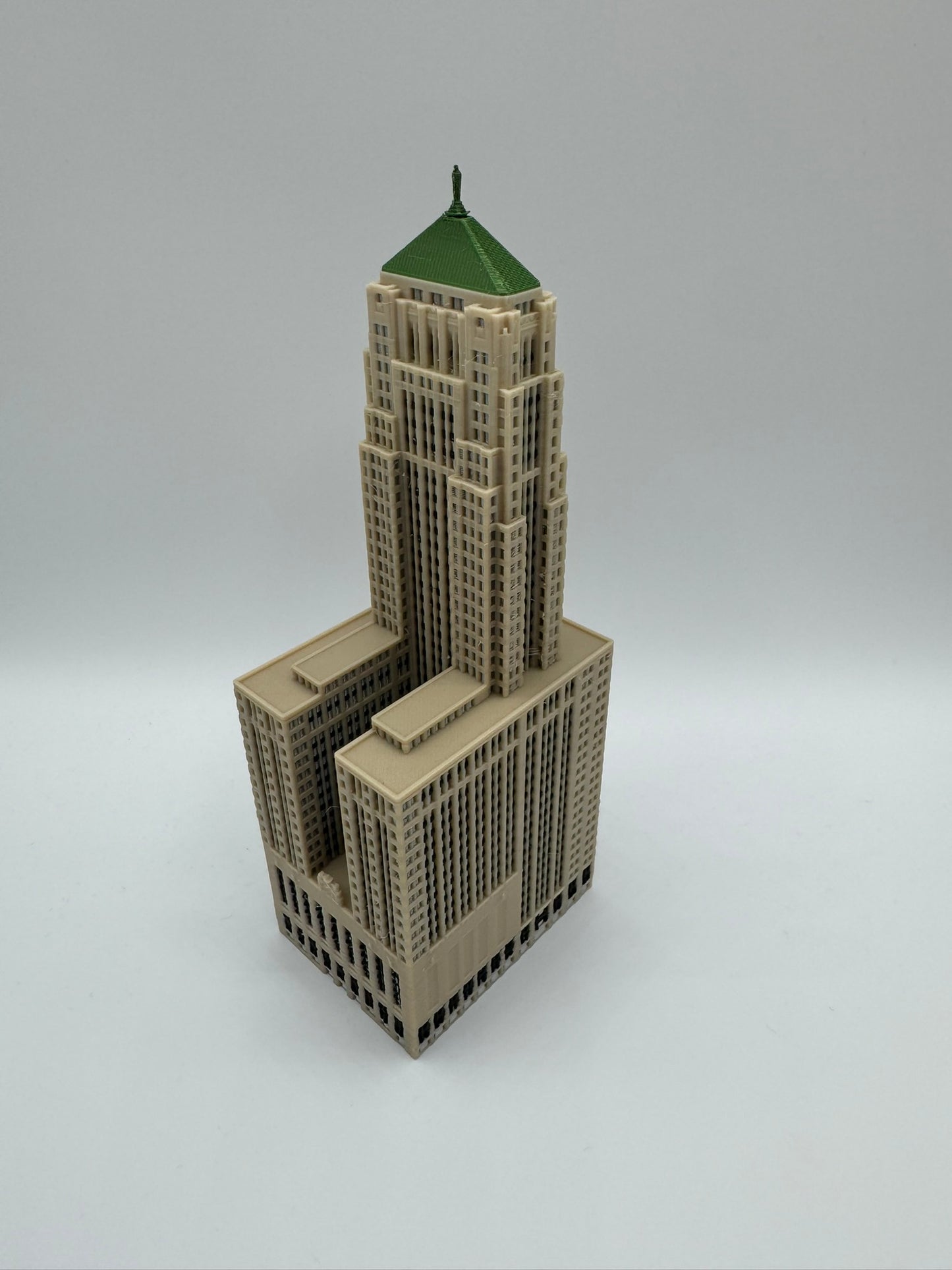 Chicago Board of Trade Building Model- 3D Printed Full Color