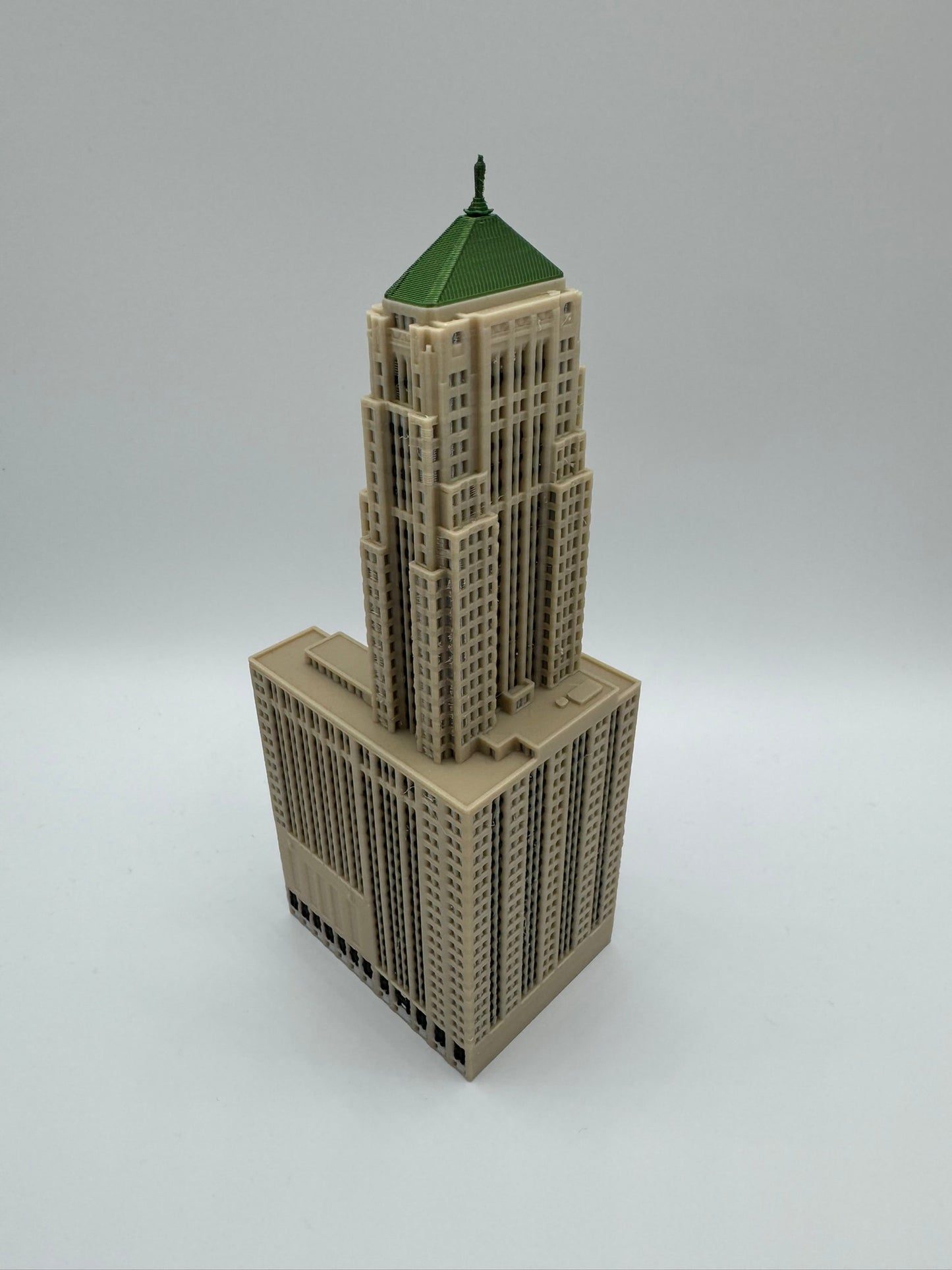 Chicago Board of Trade Building Model- 3D Printed Full Color