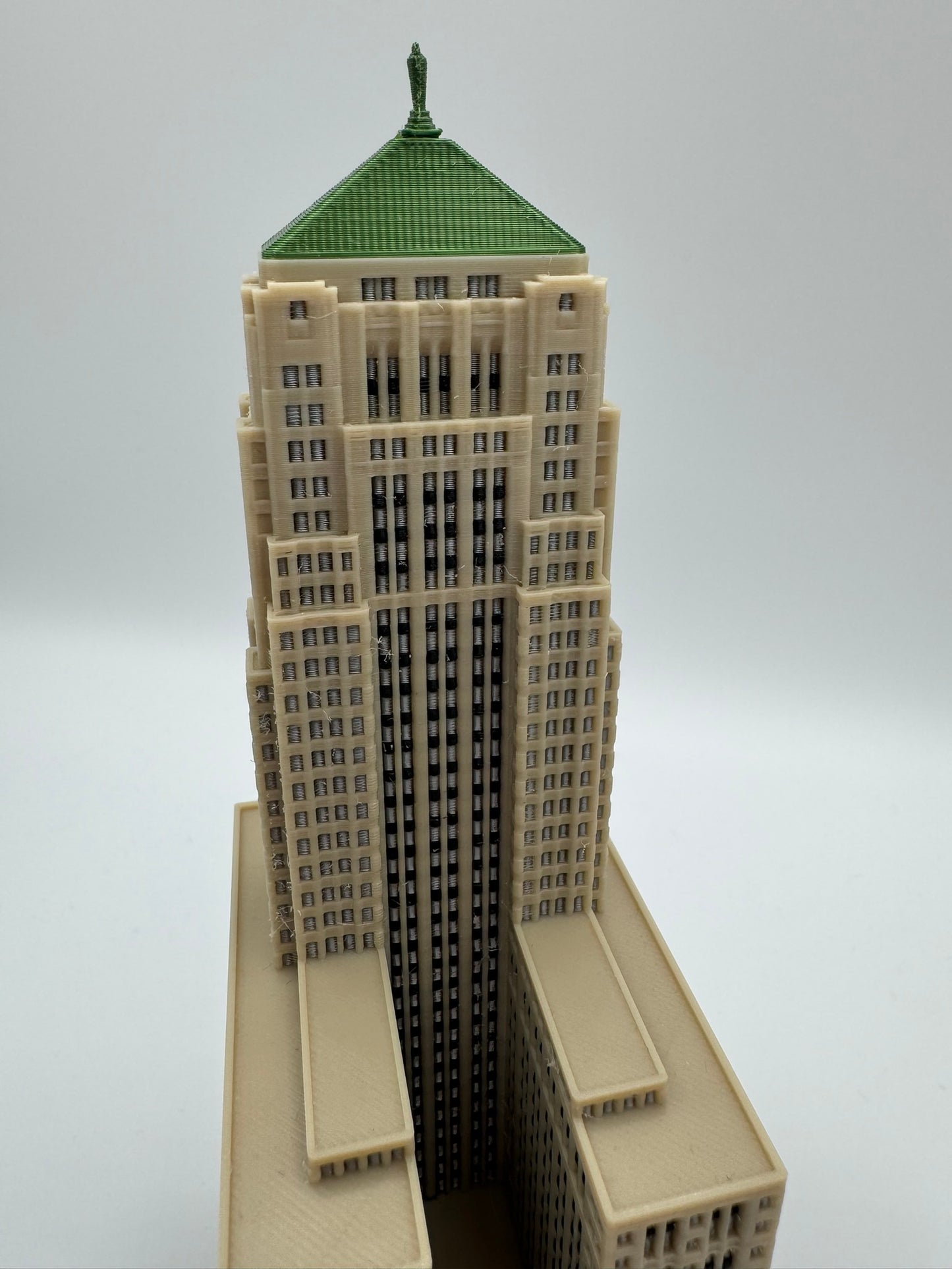 Chicago Board of Trade Building Model- 3D Printed Full Color