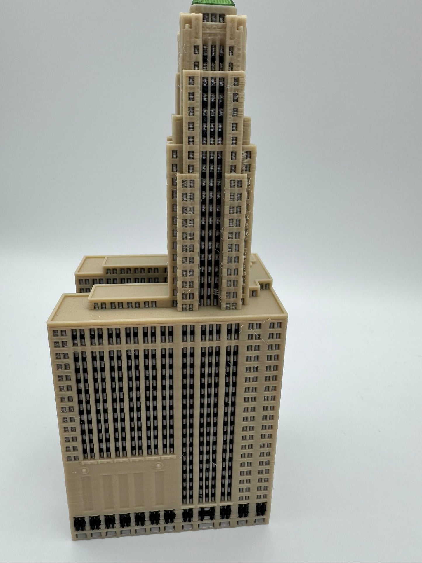 Chicago Board of Trade Building Model- 3D Printed Full Color
