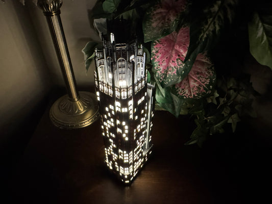 Tribune Tower Light Up Model- 3D Printed