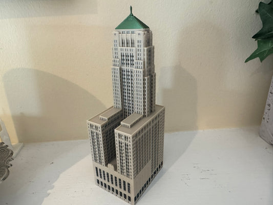 Chicago Board of Trade Building Model- 3D Printed Full Color