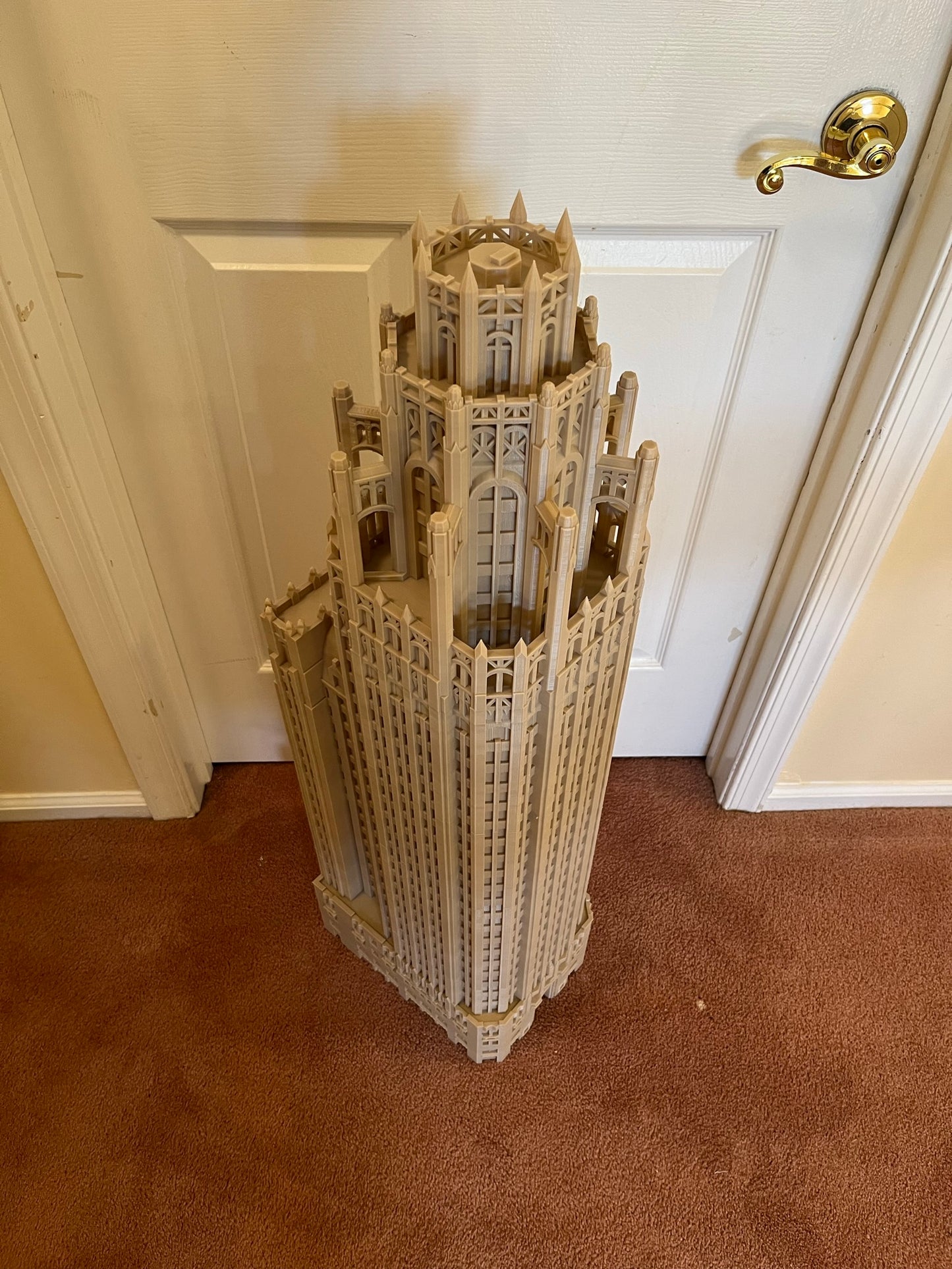 Extra Large Tribune Tower Model- 3D Printed