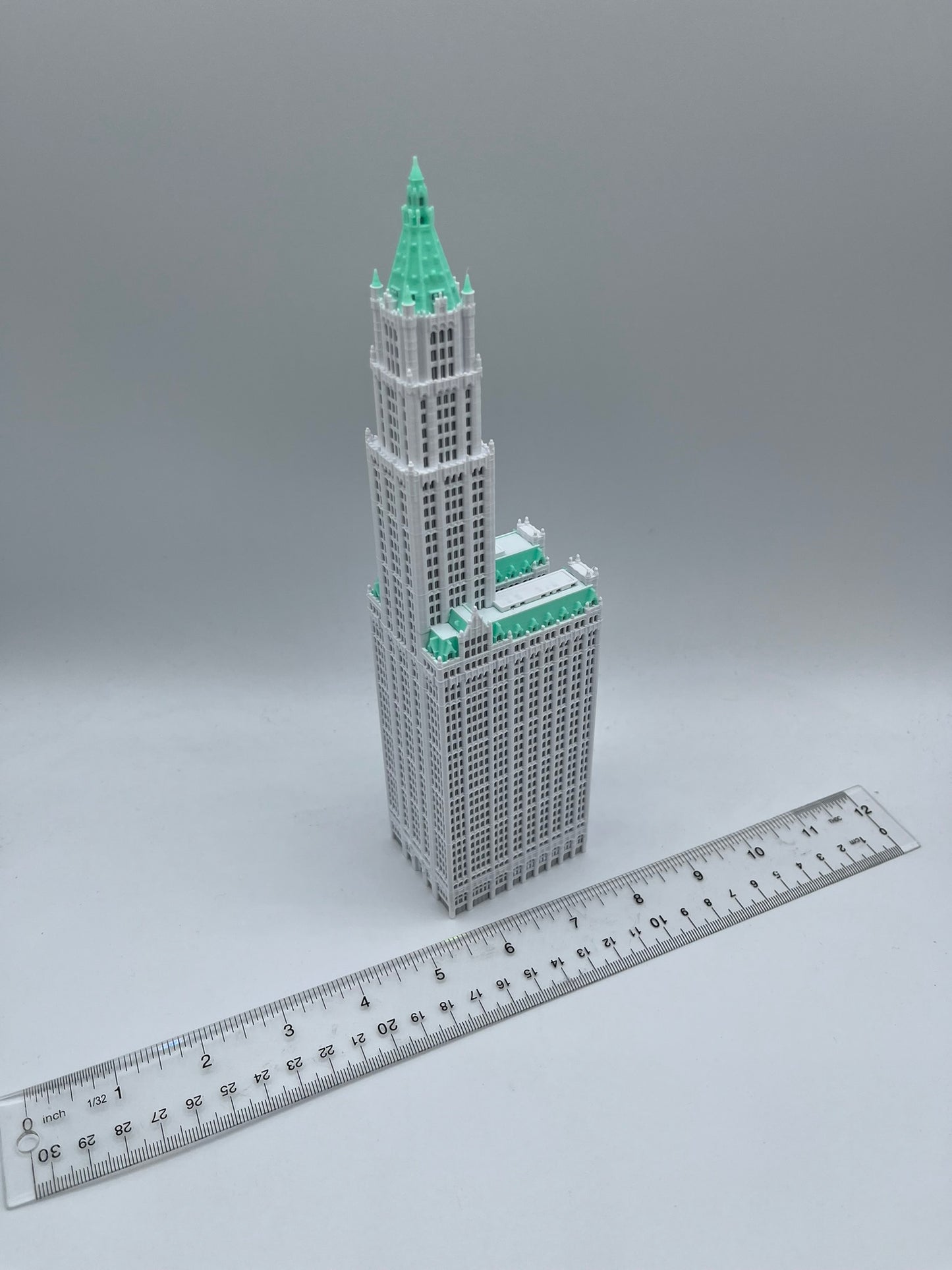 Woolworth Building Model- 3D Printed Full Color