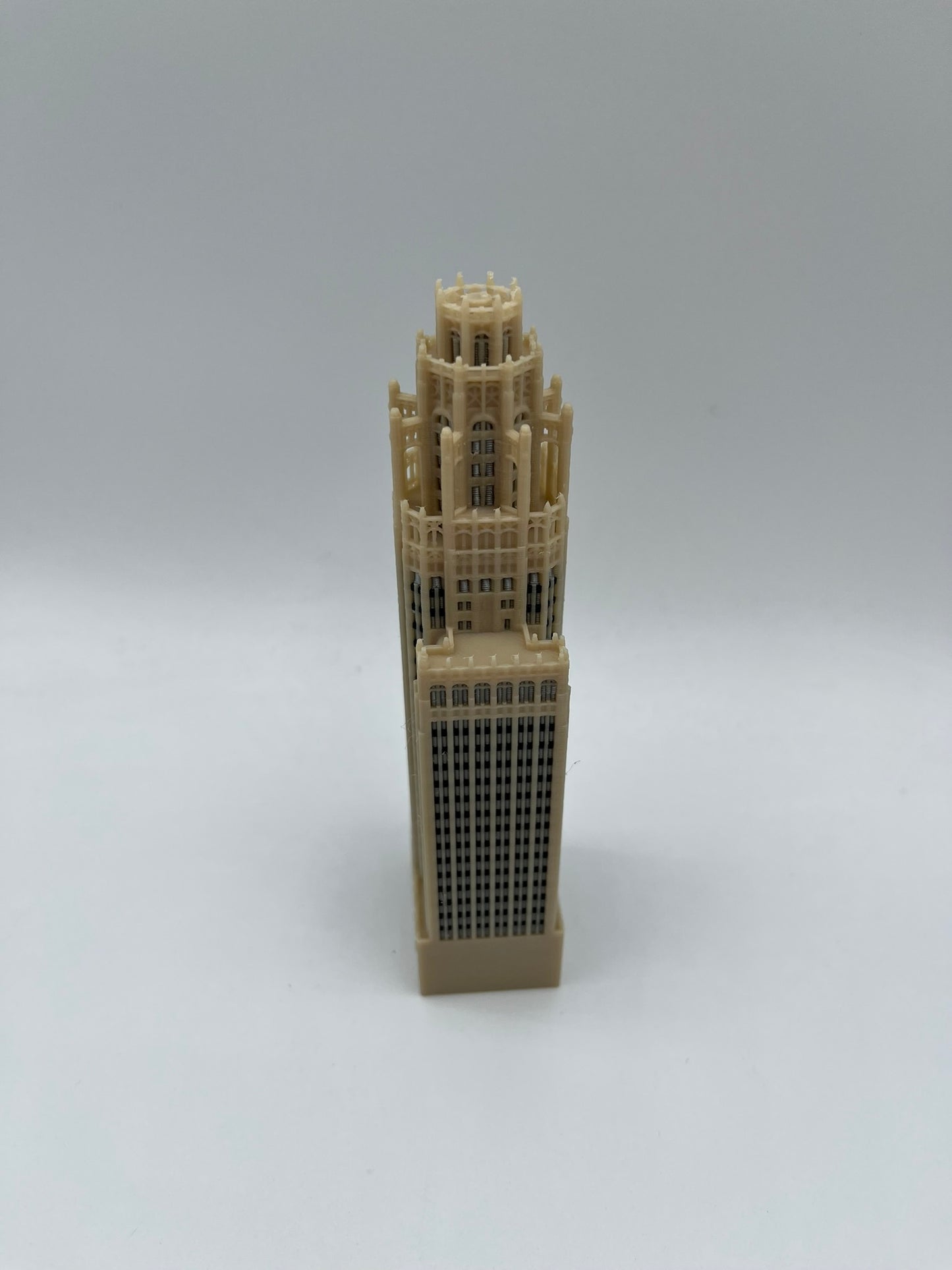 Tribune Tower Model- 3D Printed Full Color