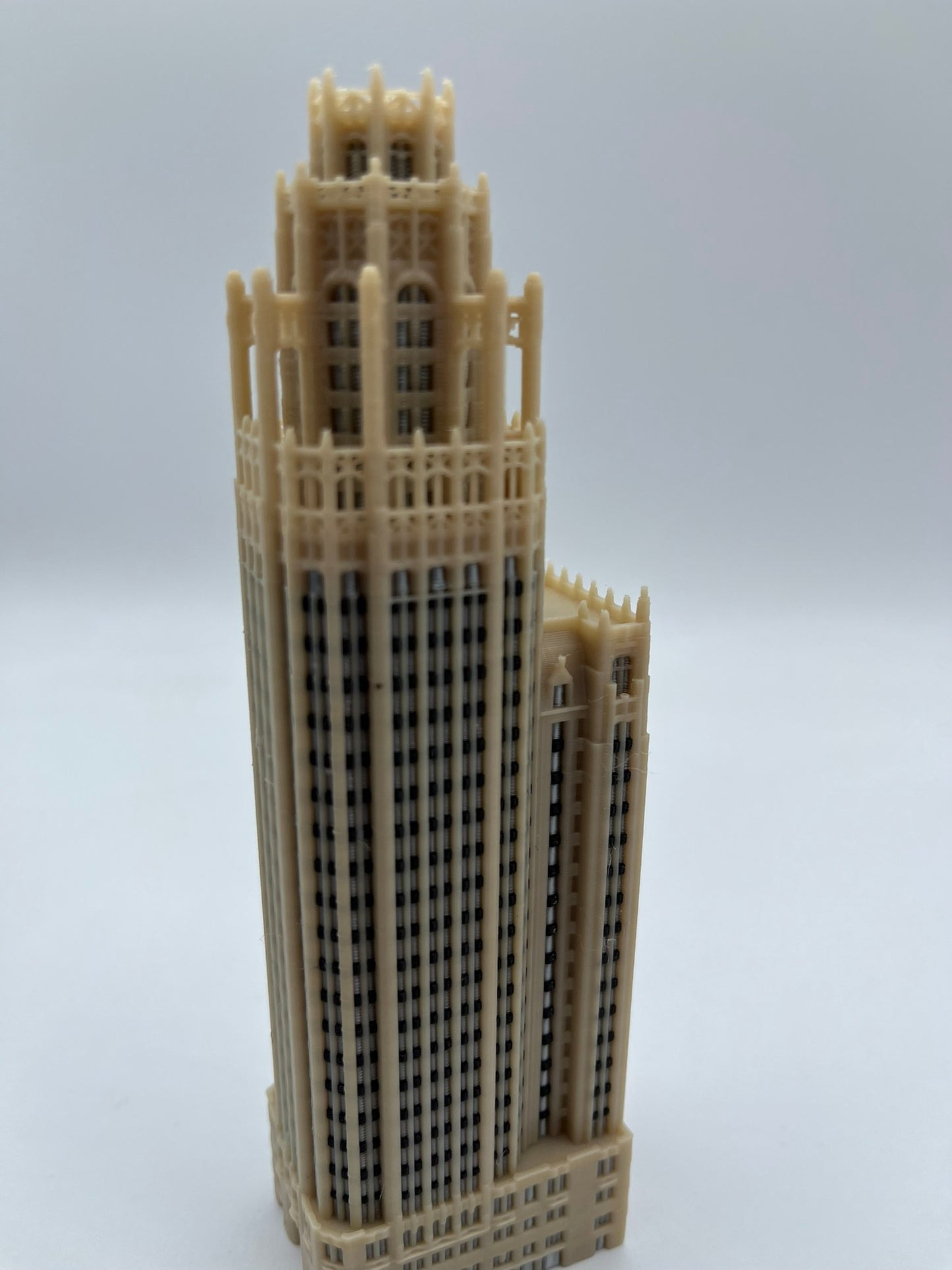 Tribune Tower Model- 3D Printed Full Color