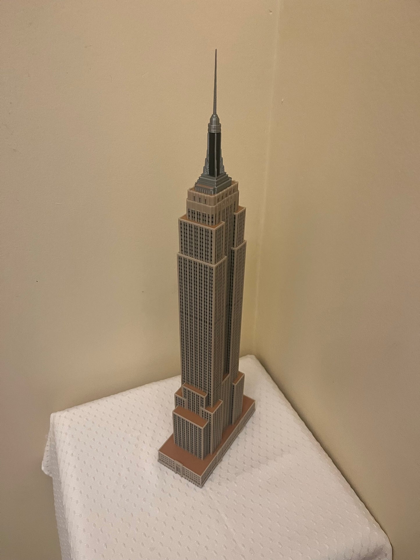 Empire State Building Model- 3D Printed Full Color