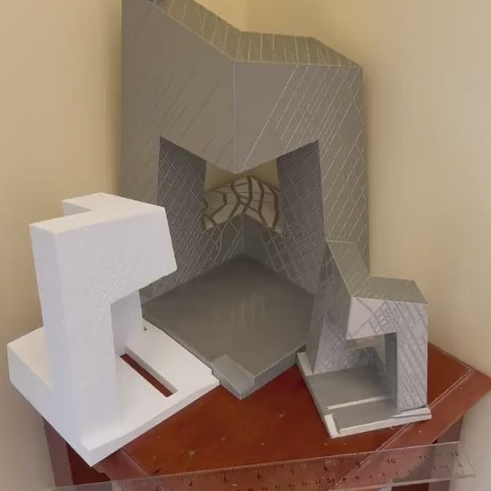 CCTV Headquarters Model- 3D Printed