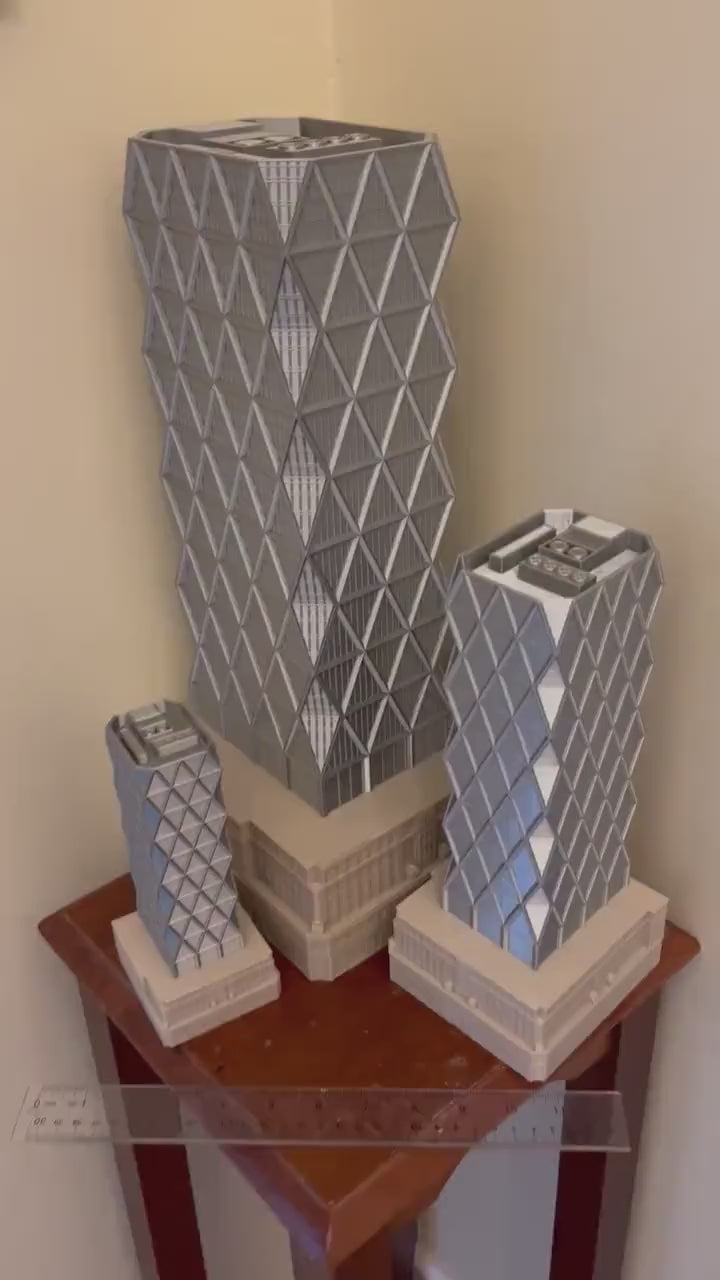 Hearst Tower Model- 3D Printed