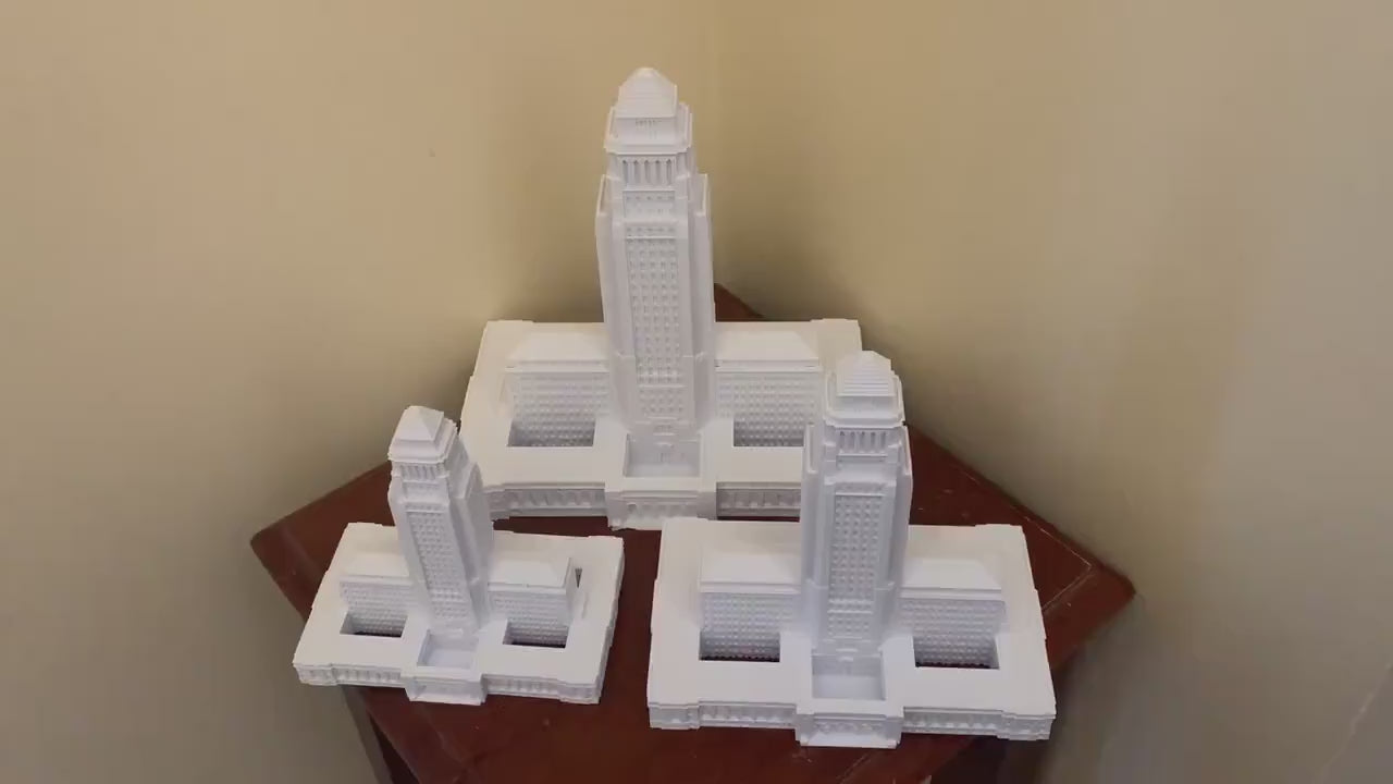 LA City Hall Model- 3D Printed