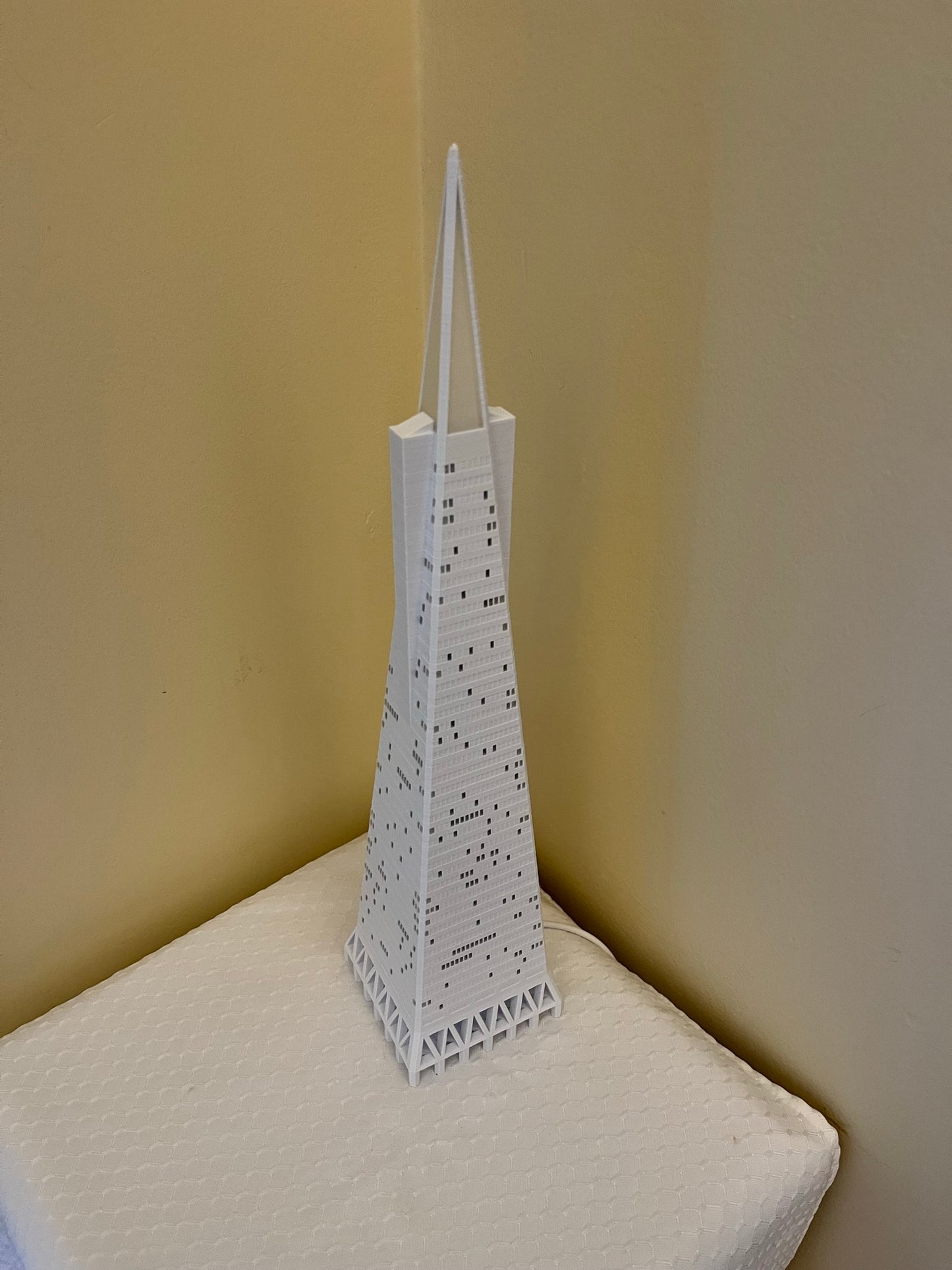 Transamerica Pyramid Light Up Model- 3D Printed