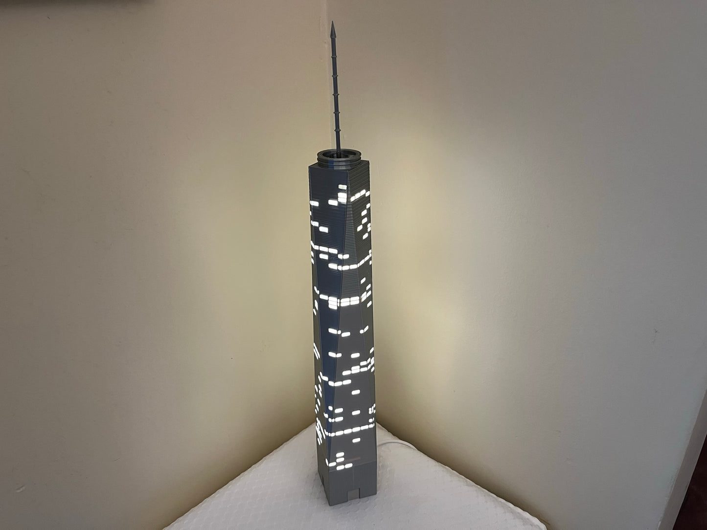 One World Trade Center Light Up Model- 3D Printed (First Edition)