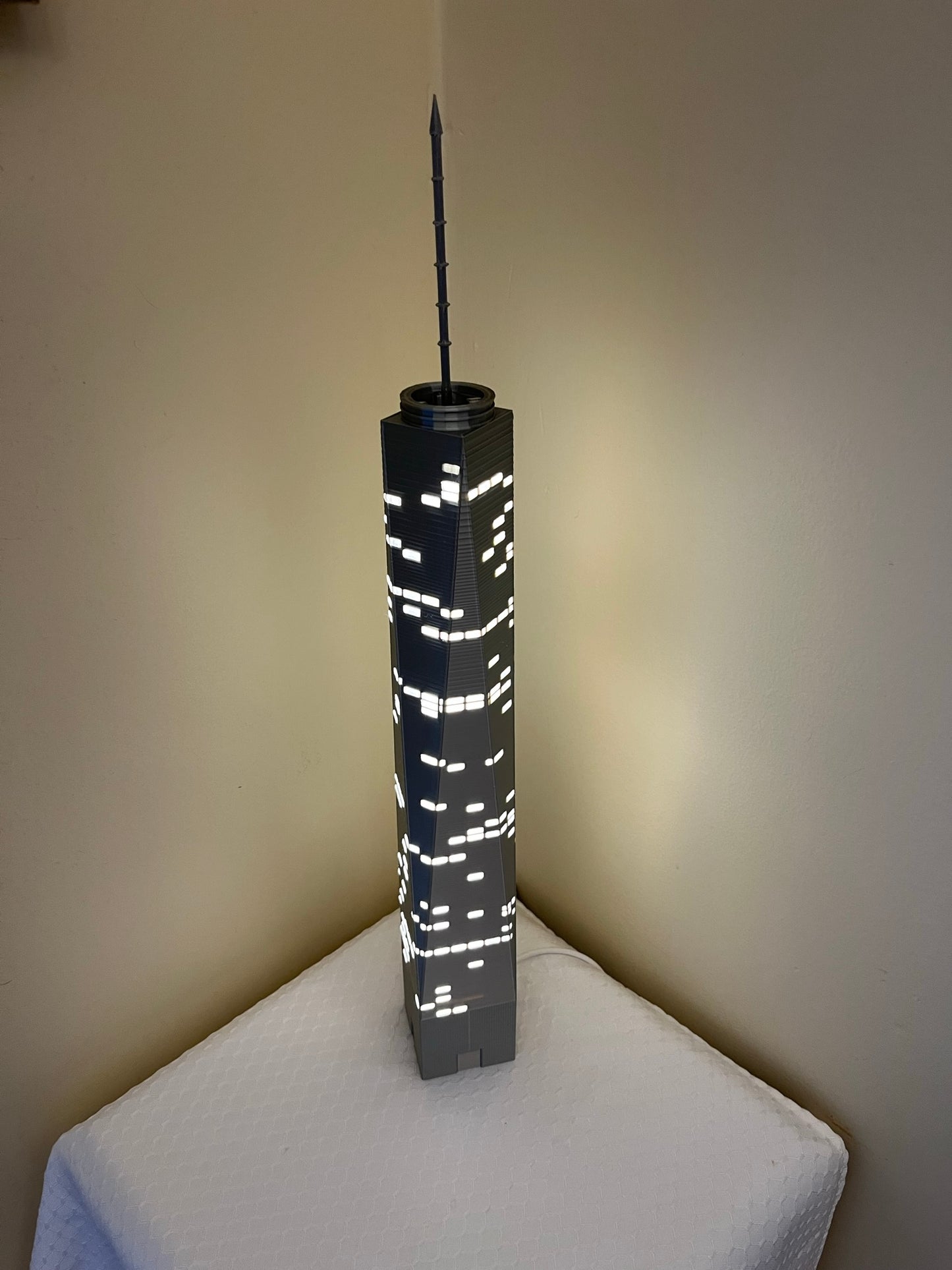 One World Trade Center Light Up Model- 3D Printed (First Edition)