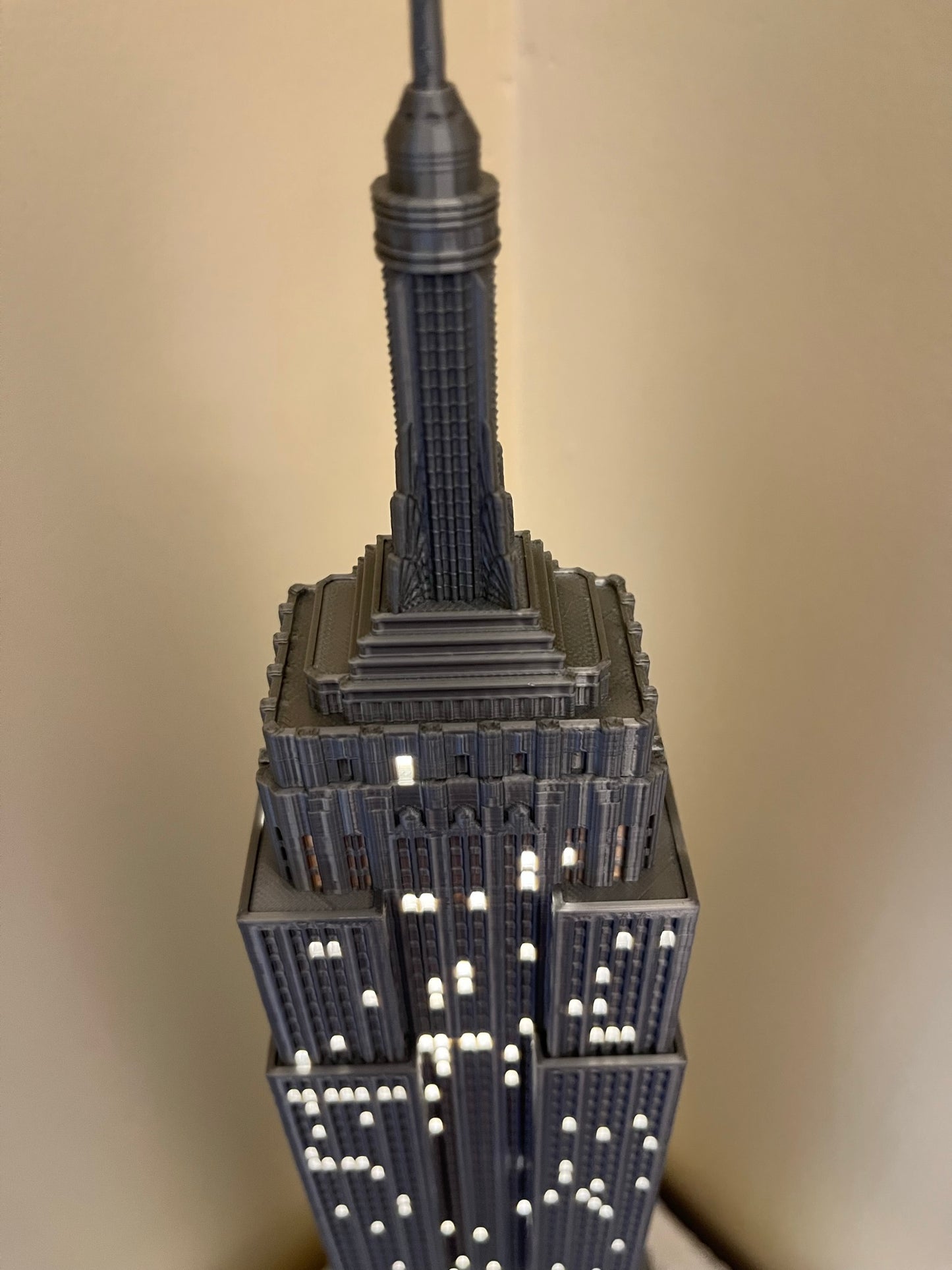 Empire State Building Light Up Model- 3D Printed (First Edition)