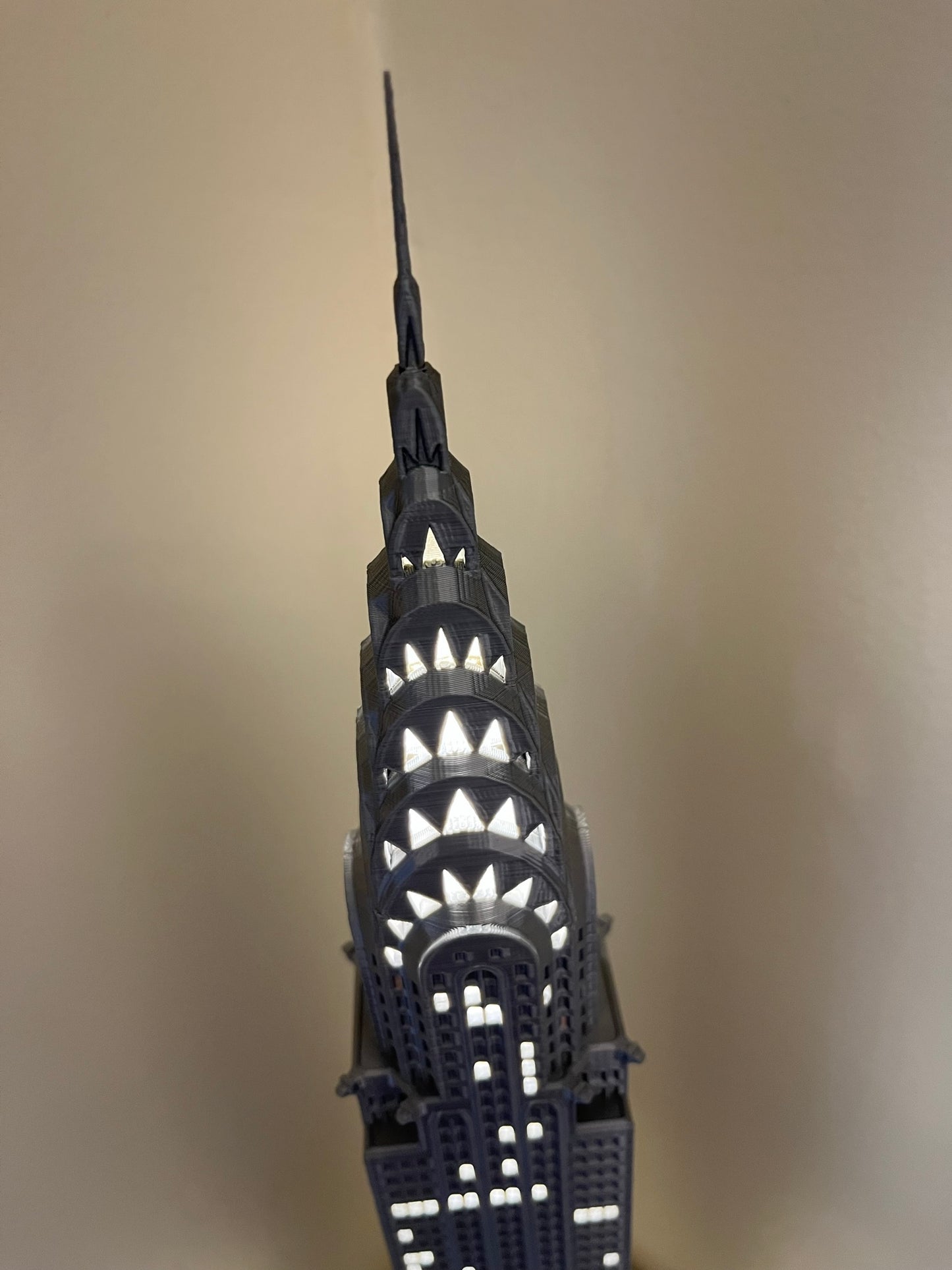 Chrysler Building Light Up Model- 3D Printed