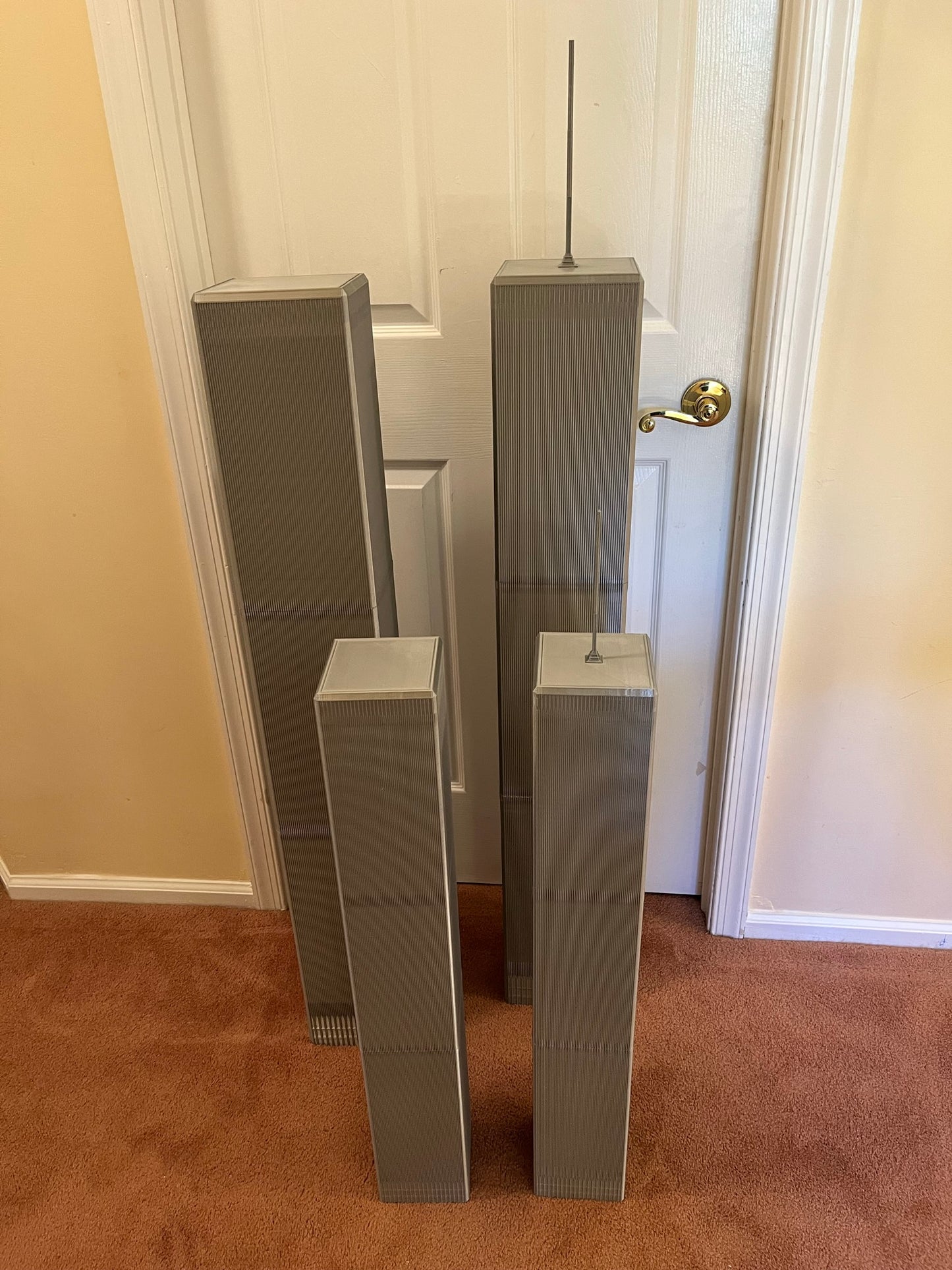 Extra Large Twin Towers Model- 3D Printed