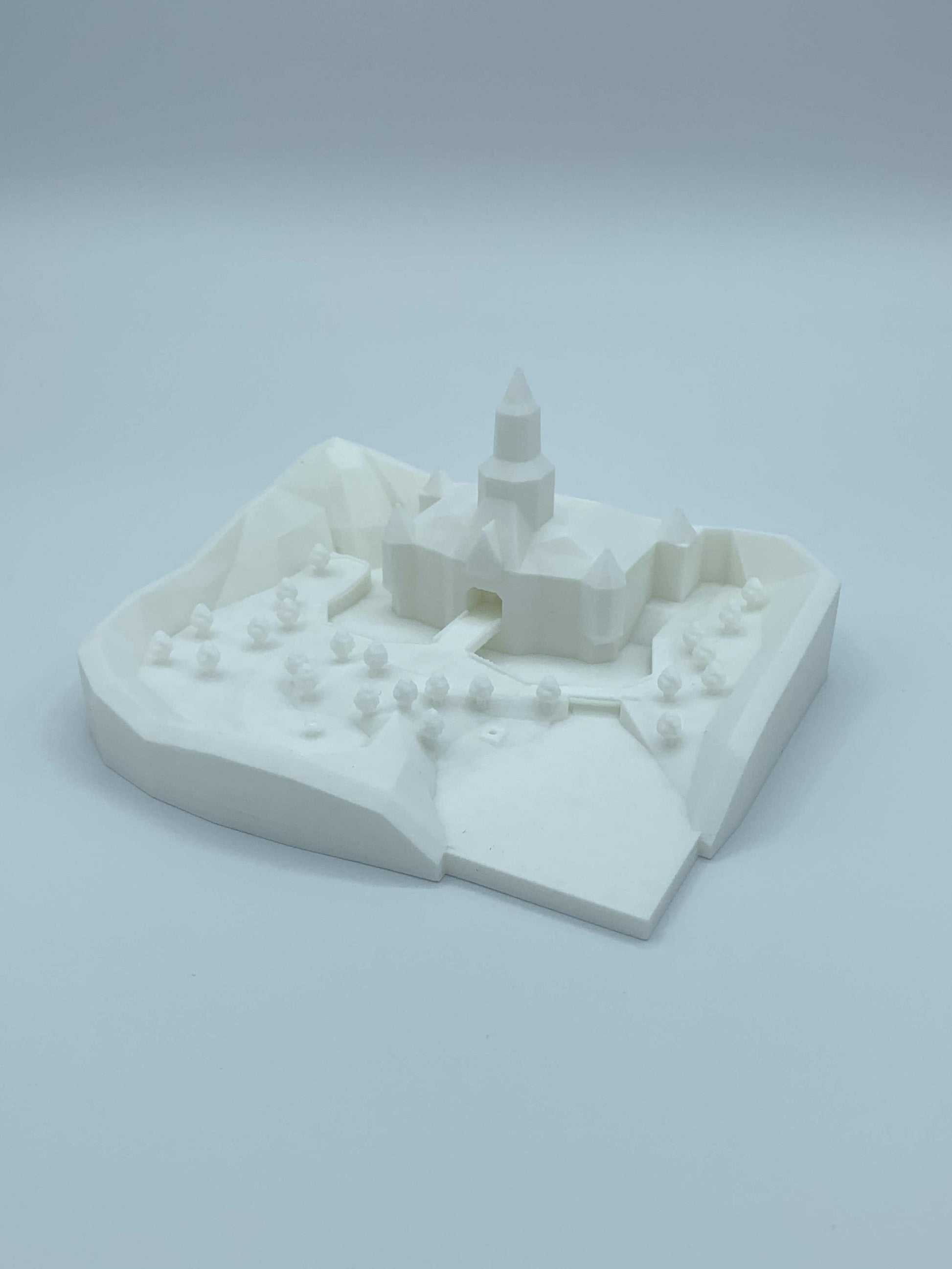 Peach's Castle N64 3D Printed Model