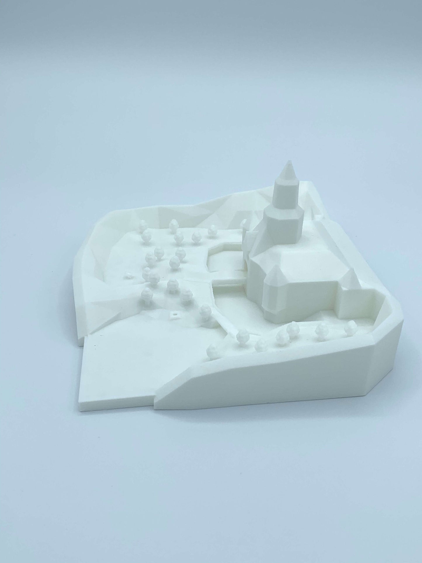 Peach's Castle N64 3D Printed Model