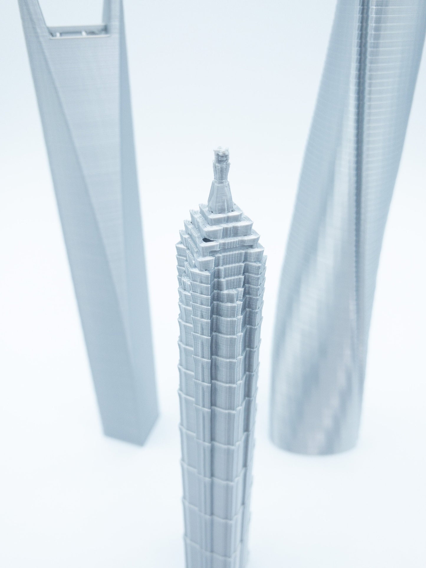 Shanghai Skyscraper Models- 3D Printed 3 Pack