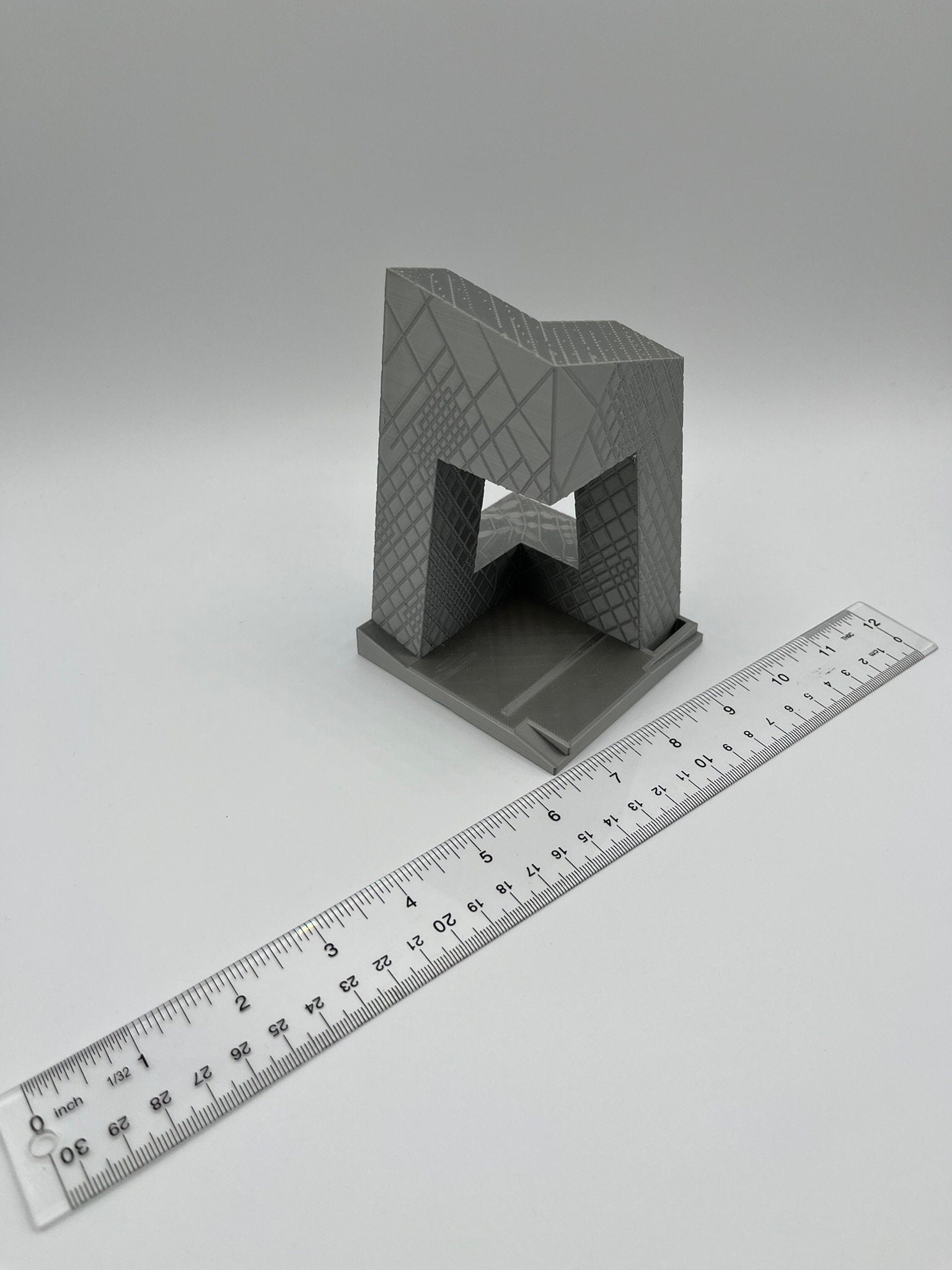 CCTV Headquarters Model- 3D Printed